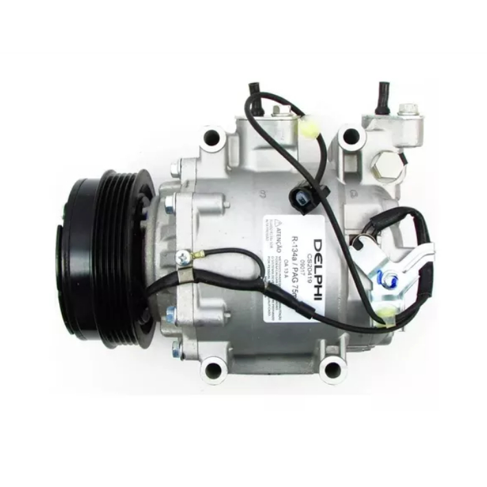 Compressor de AR Honda Fit / City 2009 até 2014 5PK TRSE-07 Original DELPHI — imagem 2 de 2