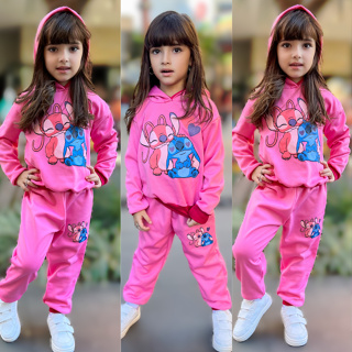 Conjunto de Frio Infantil Moletom Flanelado Blusa e Calça Inverno em Oferta na Shopee