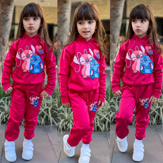 Conjunto Agasalho Moletom Infantil Juvenil Menina Temático Blusa e Calça em Oferta na Shopee