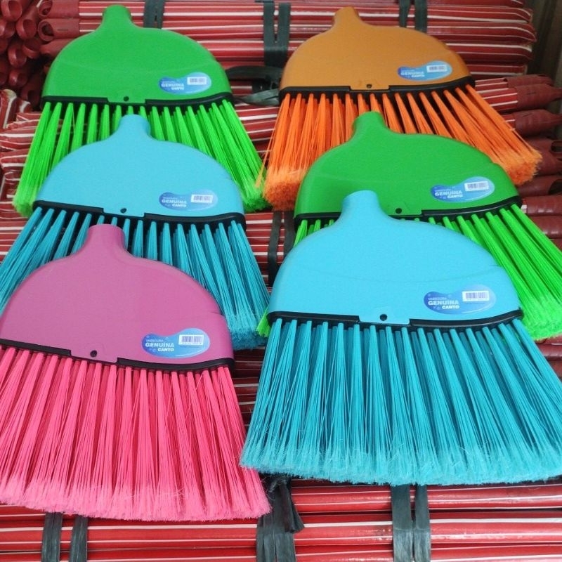 VASSOURA CANTO-  SEM CABO - 6 UNIDADES - PROMOÇÃO