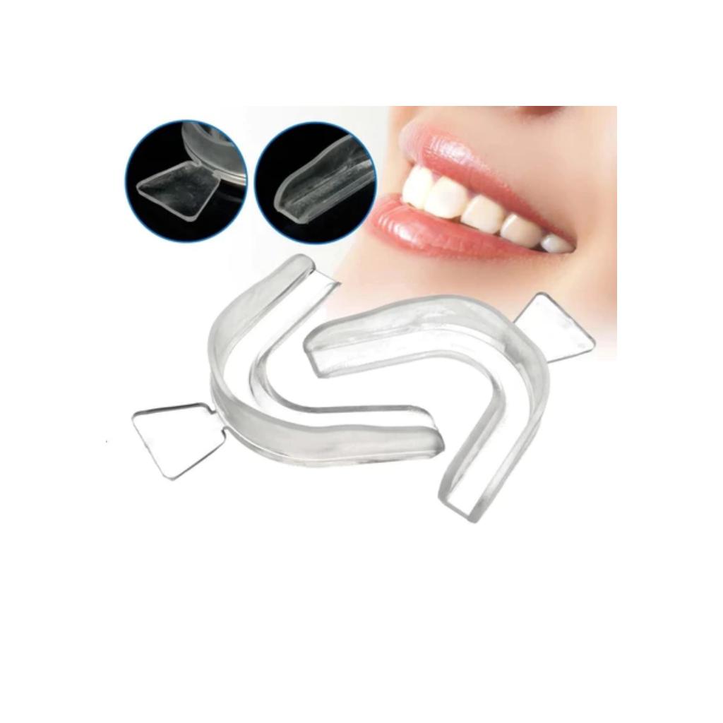 2 Placas Protetor Dental Termo Moldável Anti Brux Anti Ronco (1 Par)