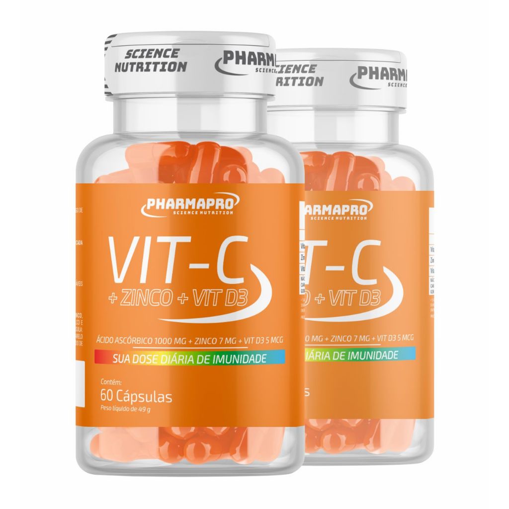 2x Vitamina C, 60 Cápsulas - PHARMAPRO