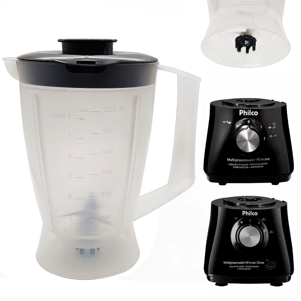 Copo Para Liquidificador Philco Multiprocessador All In One 2 (M091)