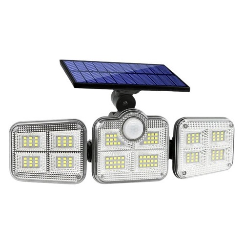 Holofote Led Ecolight Solar Com 3 Cabeças 800w Frete Grátis em Oferta na Shopee