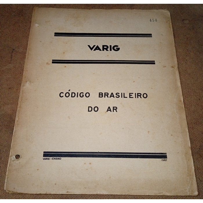 Varig - Código Brasileiro Do Ar - Varig Ensino 1967