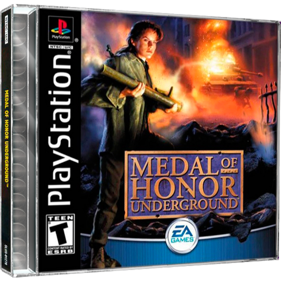 Jogo Ps1 Medal of Honor Underground