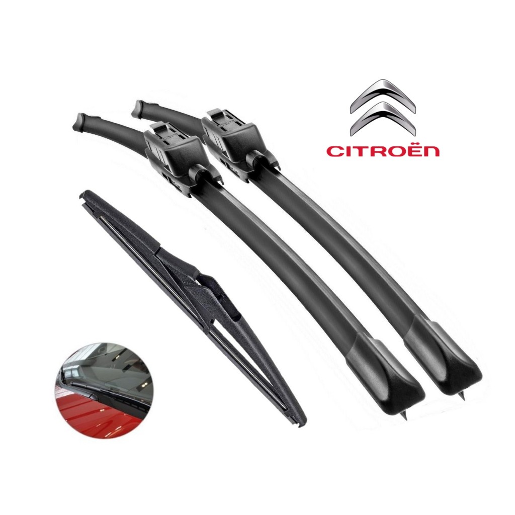 Jogo Palhetas Limpador de Parabrisa Silicone Chuva Citroen C-3 C-4 Aircross Jumper Xsara Ds3 em Oferta na Shopee