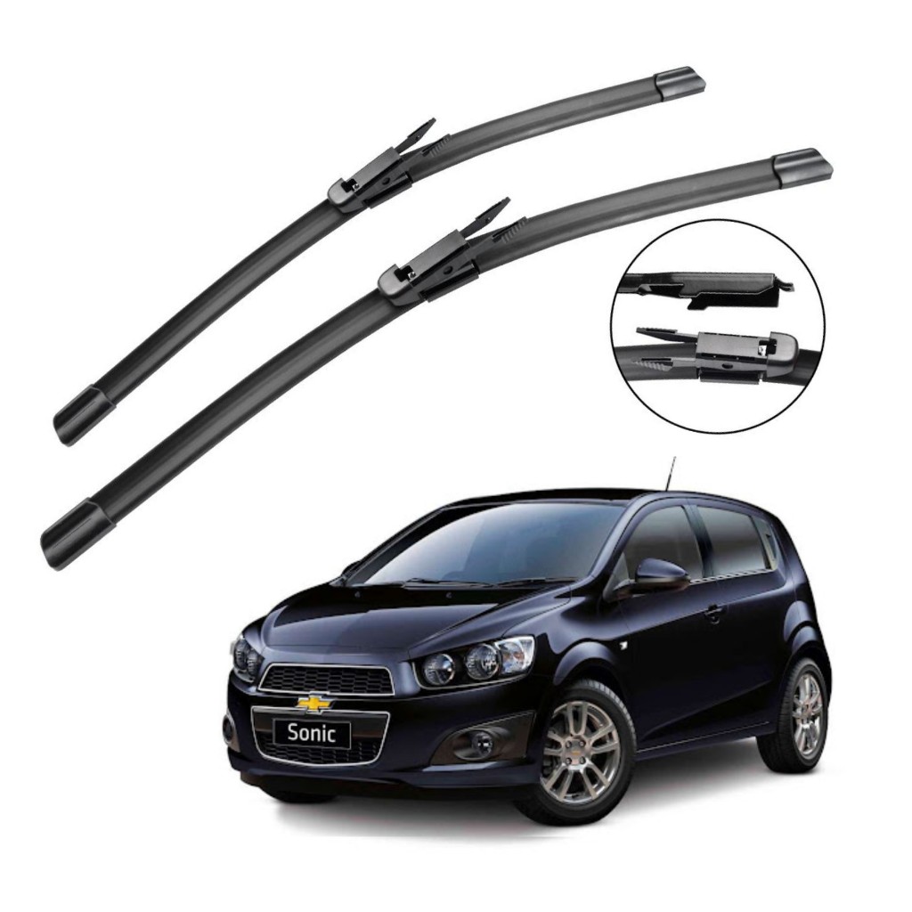 Par Palhetas Chevrolet Sonic 2012 a 2014 Limpador De Parabrisa Silicone em Oferta na Shopee