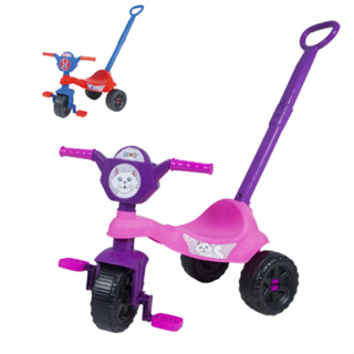 Motoca Infantil Triciclo Velotrol Aranha - Com Haste de Empurrar e Pedal -Certificado Inmetro - Motoka modelo Kemotoca em Oferta na Shopee