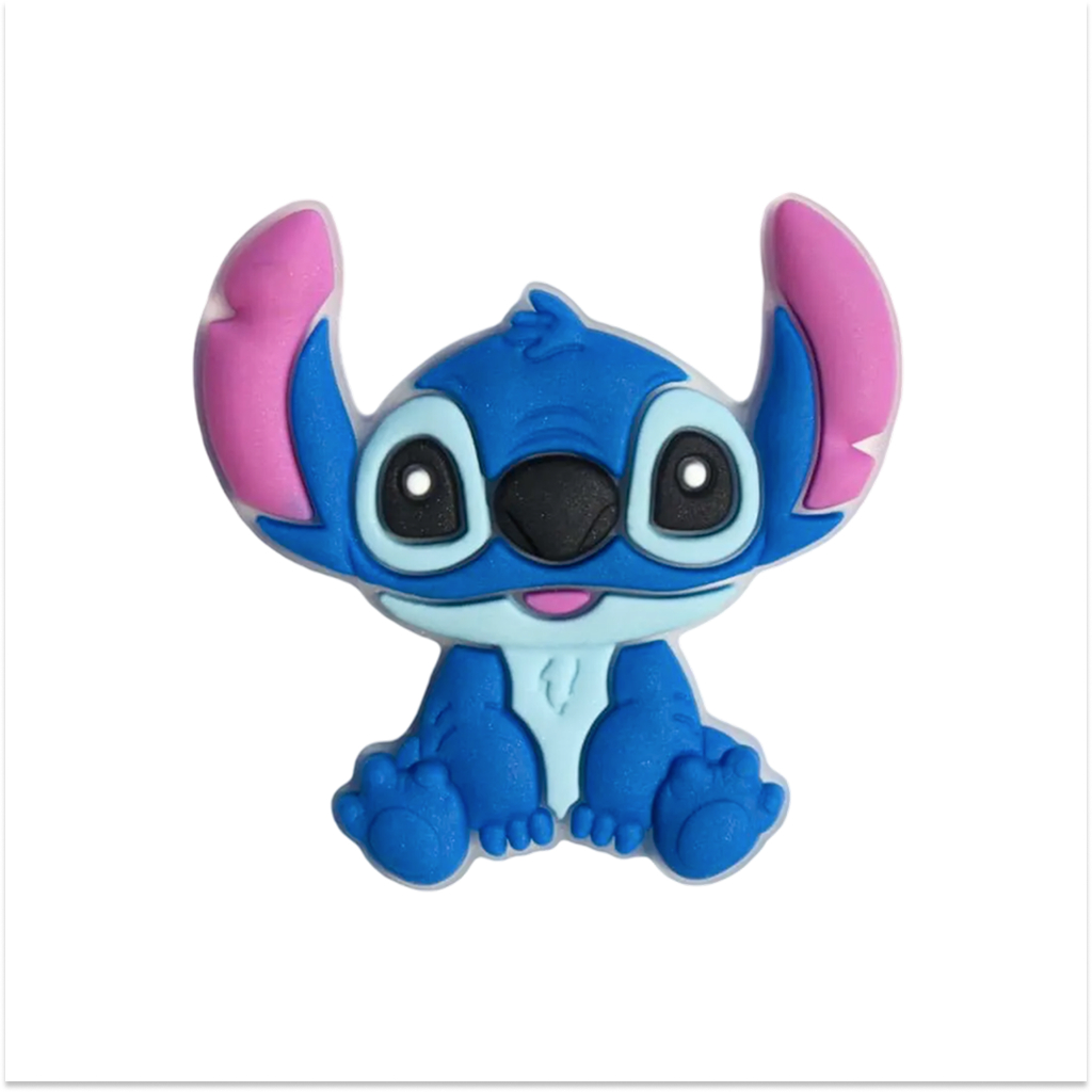Pin Emborrachado Para Crocs Babuche Lilo E Stitch Disney