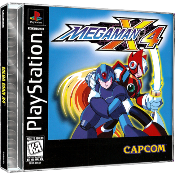 Jogo Ps1 Mega Man X4