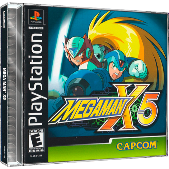 Jogo Ps1 Mega Man X5