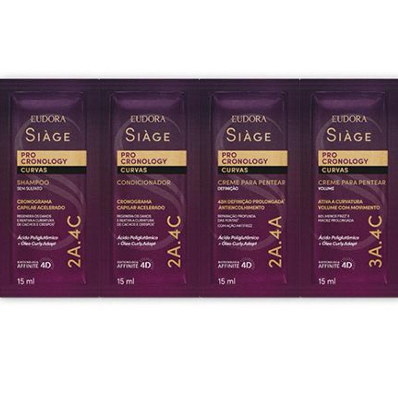 Kit Sachê Siage Pro Cronology Curvas