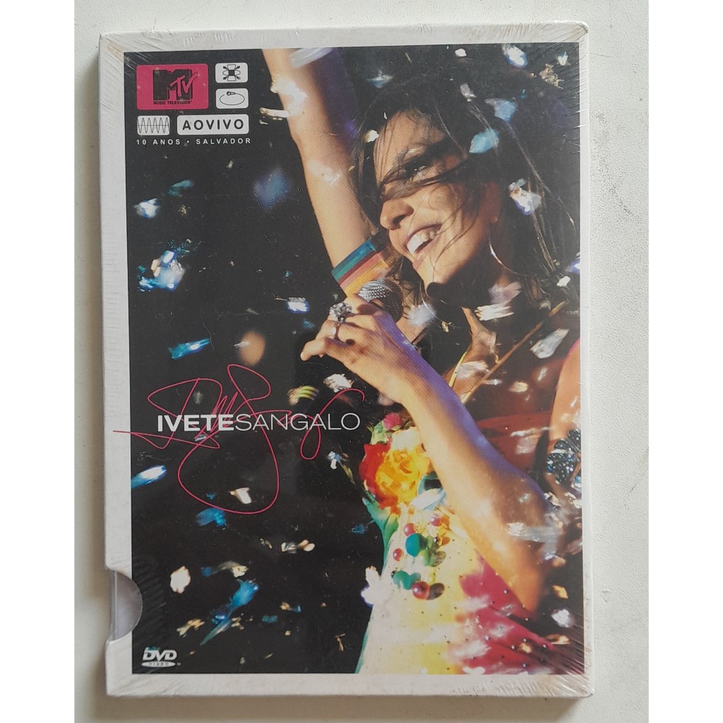 Dvd - Ivete Sangalo - Mtv Ao Vivo 10 Anos Salvador - Slim ( LACRADO )