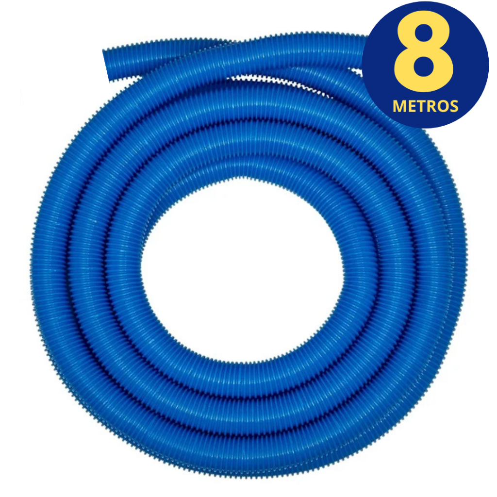 Mangueira De Piscina Flexível 8 Metros Flutuante para Aspiração em Oferta na Shopee