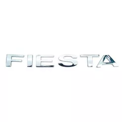 Emblema Ford Fiesta Rocan Cromado Letreiro 02/