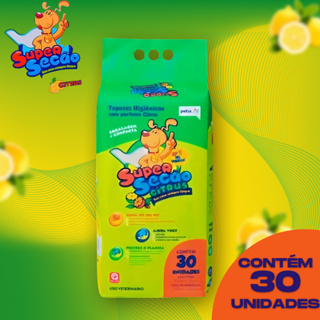 Tapete Higiênico Para Cães Super Secao Citrus 80x60 Cm - 30 Uni em Oferta na Shopee