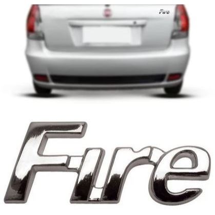 Emblema Fiat Fire TODOS MODELOS FIRE 00/ CROMADO LETREIRO