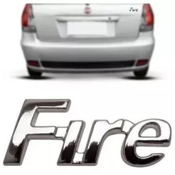 Emblema Fiat Fire TODOS MODELOS FIRE 00/ CROMADO LETREIRO