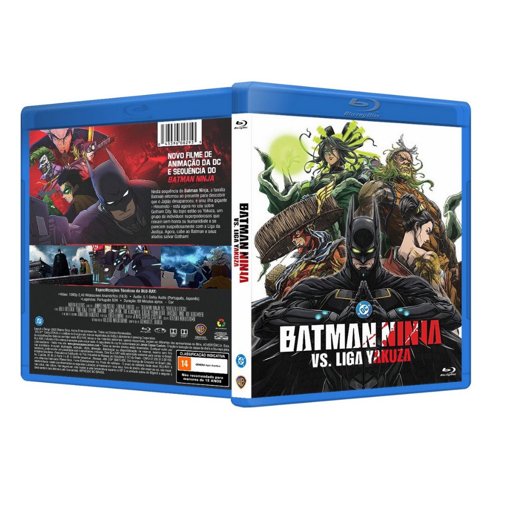 Blu-ray: Batman Ninja Vs Liga Yakuza DUB/LEG [PERSONALIZADO]