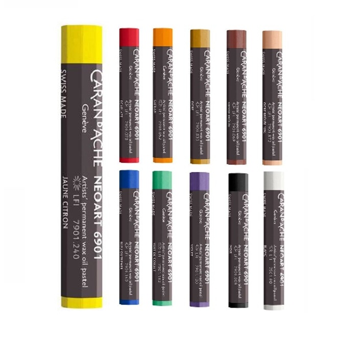Giz Pastel Óleo Oleoso Profissional Neoart 6901 Caran D’Ache – Escolha A Cor