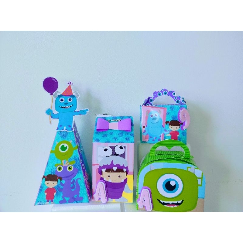 Personalizados Monstros SA 40 peças lembrancinhas caixinhas de aniversário kit festa