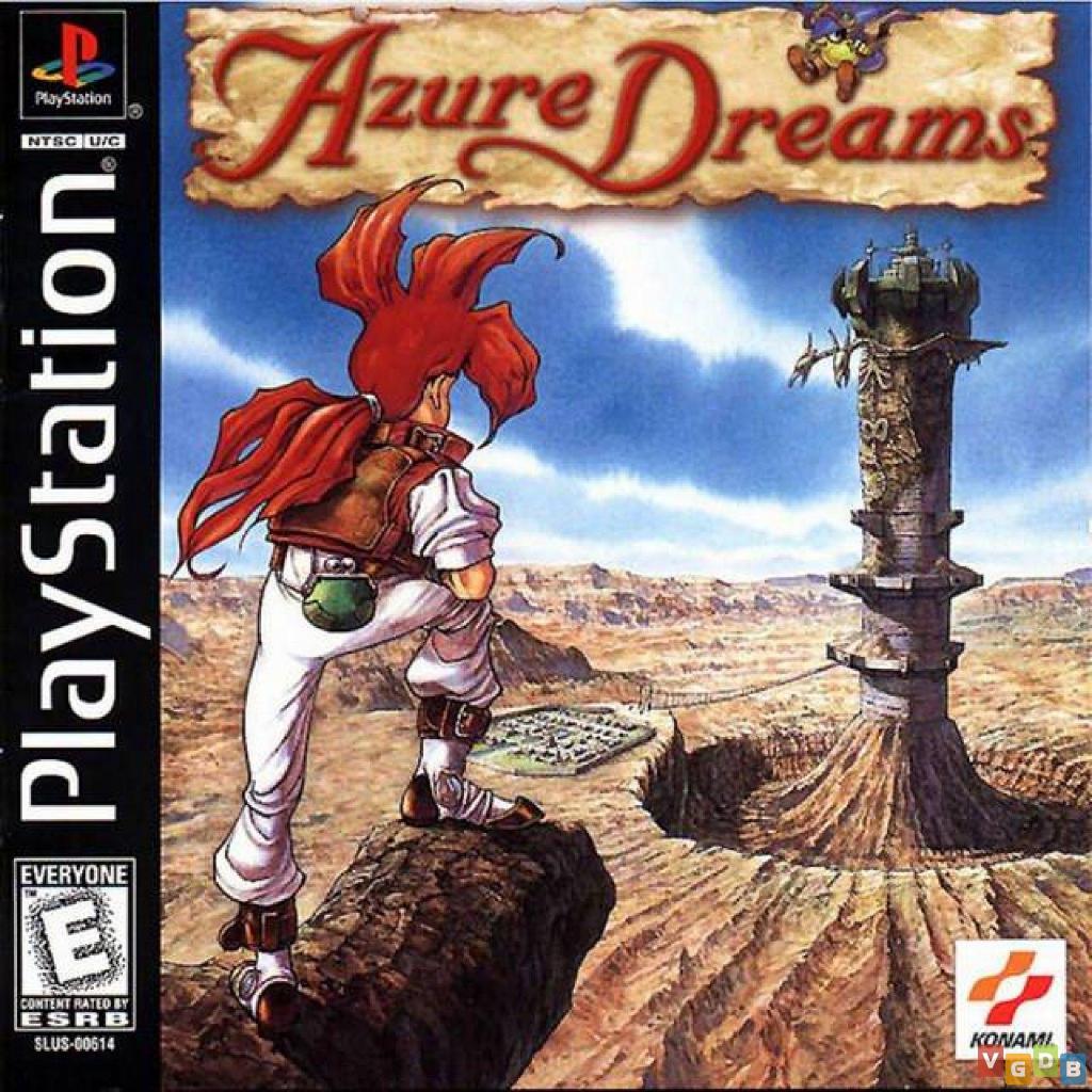 Jogo Azure Dreams - PS1 - Playstation 1