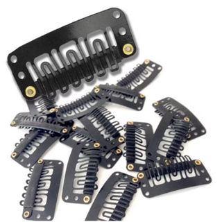 Kit com 5 presilhas tique toque para mega hair em Oferta na Shopee