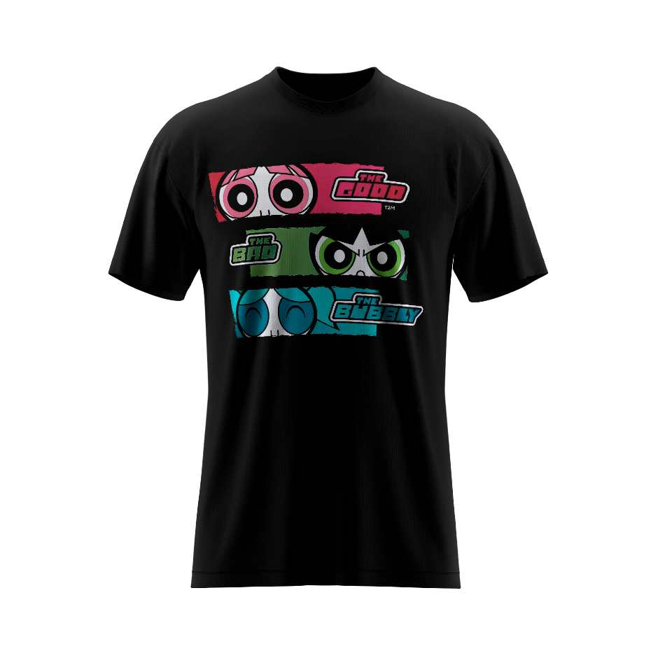 Camiseta Meninas Super Poderosas Desenhos infância 100% Algodão Estampado Personalizado Unissex