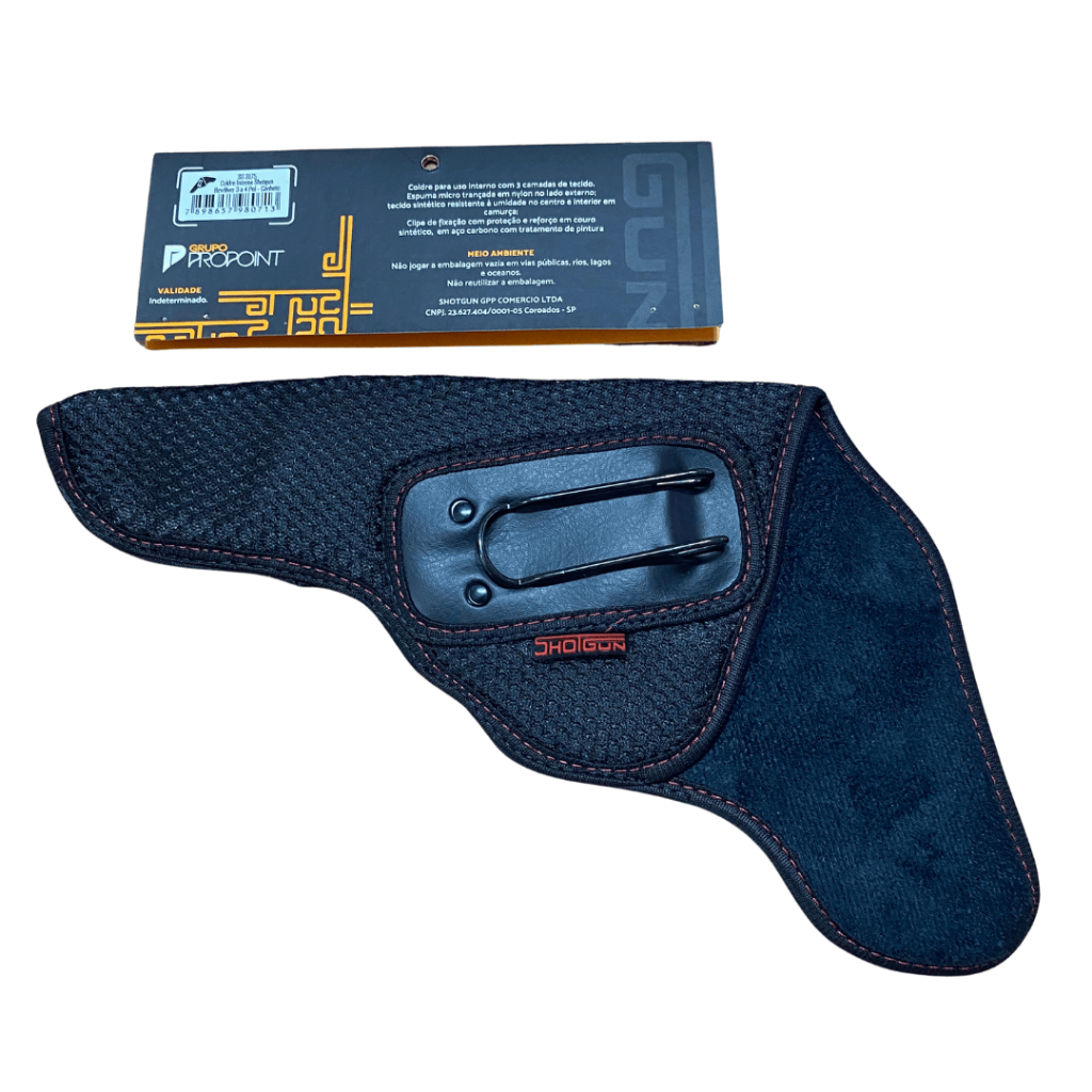 Coldre Interno Shotgun Revólver 3 a 4 Pol - Canhoto