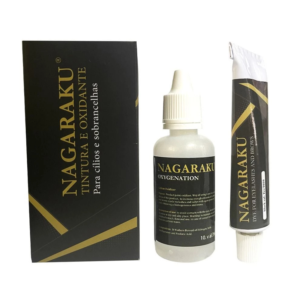 Tintura Para Cílios E Sobrancelhas Nagaraku + Oxidante