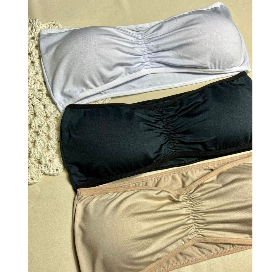 Sutiã Tomara Que Caia Top Faixa Bustiê Bojo Sem Alça Conforto Dia A Dia em Oferta na Shopee