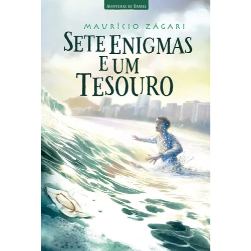 Livro Sete Enigmas e um Tesouro, de Maurício Zágari.