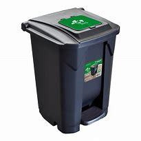 Super Lixeira Cesto 60 Litros Preta C/ Roda e Pedal Tampa 1 Click Arqplast em Oferta na Shopee