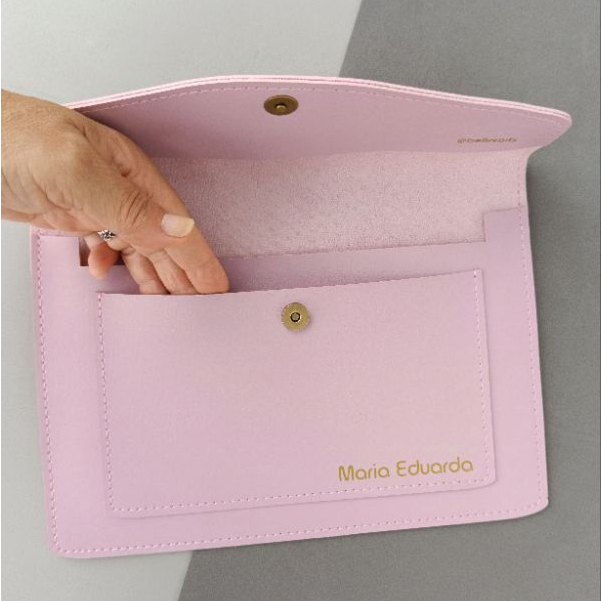 Capa para caderneta de vacinação e porta documentos do bebê personalizados em Oferta na Shopee