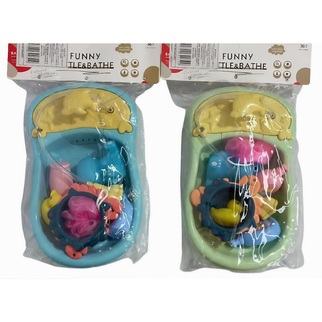 Banheira De Boneca: Diversão Com Ducha, Acessórios E Animais Sai  Água de Verdade