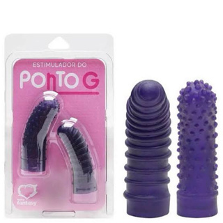 Kit Duas Capas para Dedo Texturas Estimuladoras De Ponto G- Dedeira Masturbador - Sex Shop em Oferta na Shopee