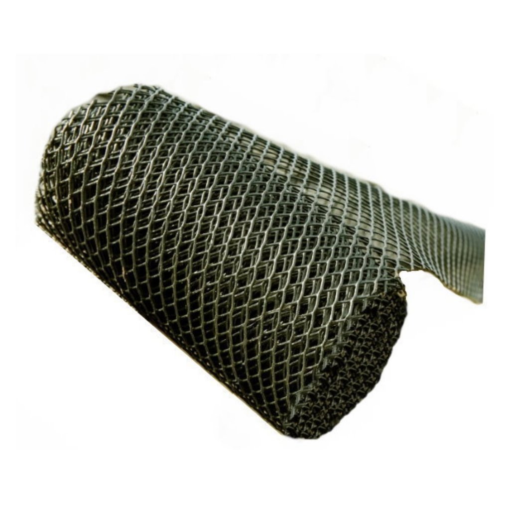 Tela Calha Ralo Grelha Plastica 5 M X 30 CM Jardim Passarinheira Proteção Ratos Folhas Marca Tegape Hexagonal
