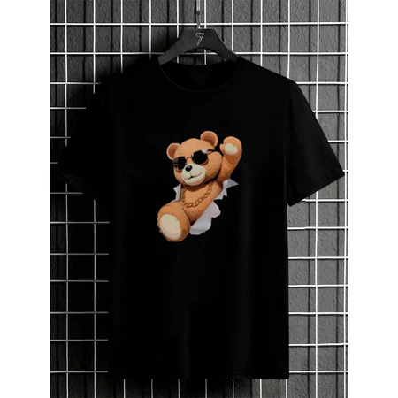 Camisa Estampada Unissex Camiseta Algodão Manga Curta Camiseta Gola Redonda 100% Algodão