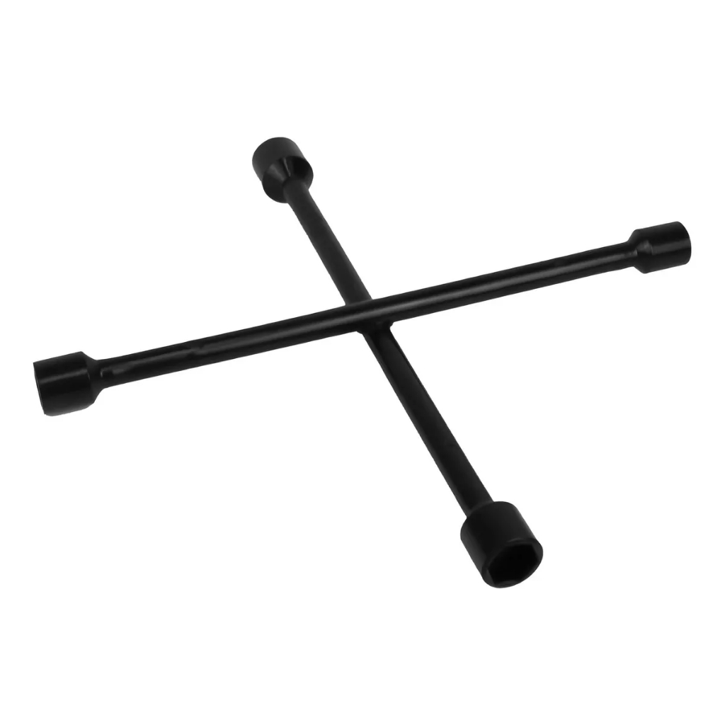 Chave De Roda Cruz Estrela Carro 4 Bocas 17 19 21 23mm /12 13 14 17Aço Carbono Cruz