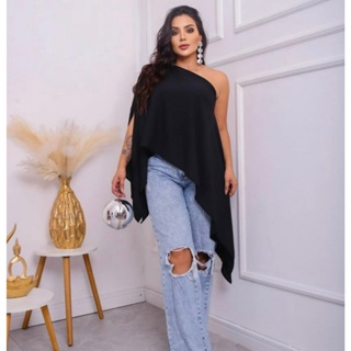 Blusa Cropped Capa Boho Multiformas em Oferta na Shopee