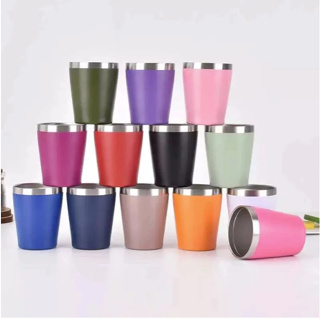 Copo térmico de aço inoxidável 360ml,copo de cerveja doméstico, copo de leite, copo de café (Excelente qualidade) em Oferta na Shopee