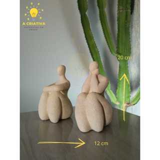 Estatueta Casal Escultura Decorativa - Estatueta - Decoração em Gesso Botero Promoção Peças de Luxo em Oferta na Shopee