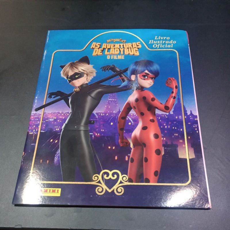 Álbum de figurinhas lady bag (as aventuras de lady bug)