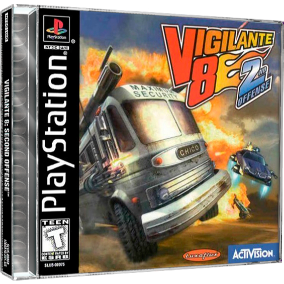 Jogo Ps1 Vigilante 8 - 2nd Offense