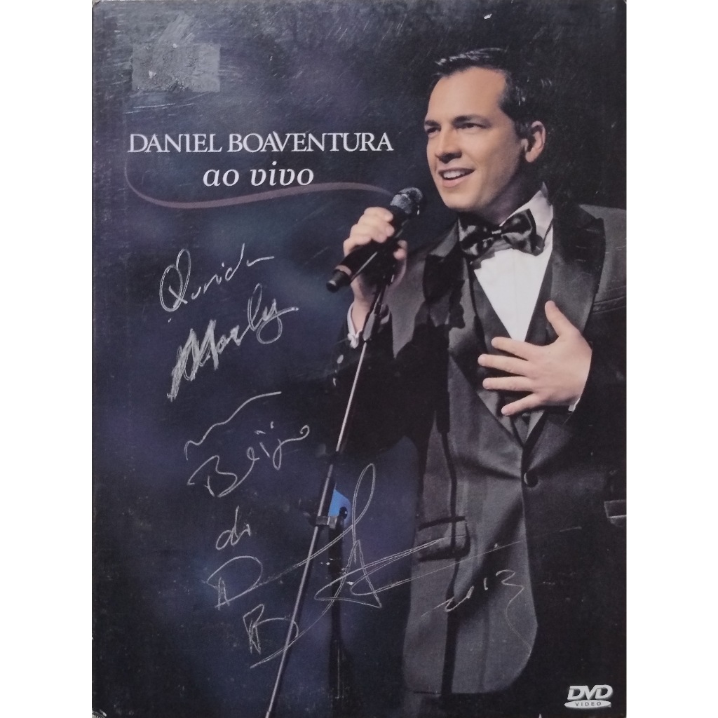 Dvd Daniel Boaventura Ao vivo Autografado Otimo Estado