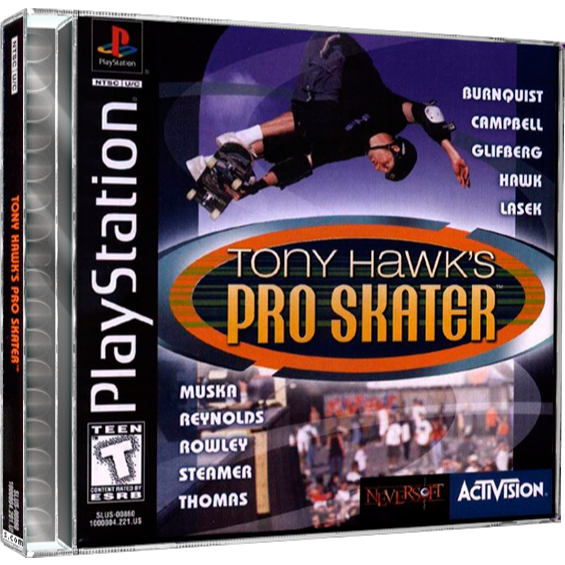 Jogo Ps1 Tony Hawk's Pro Skater