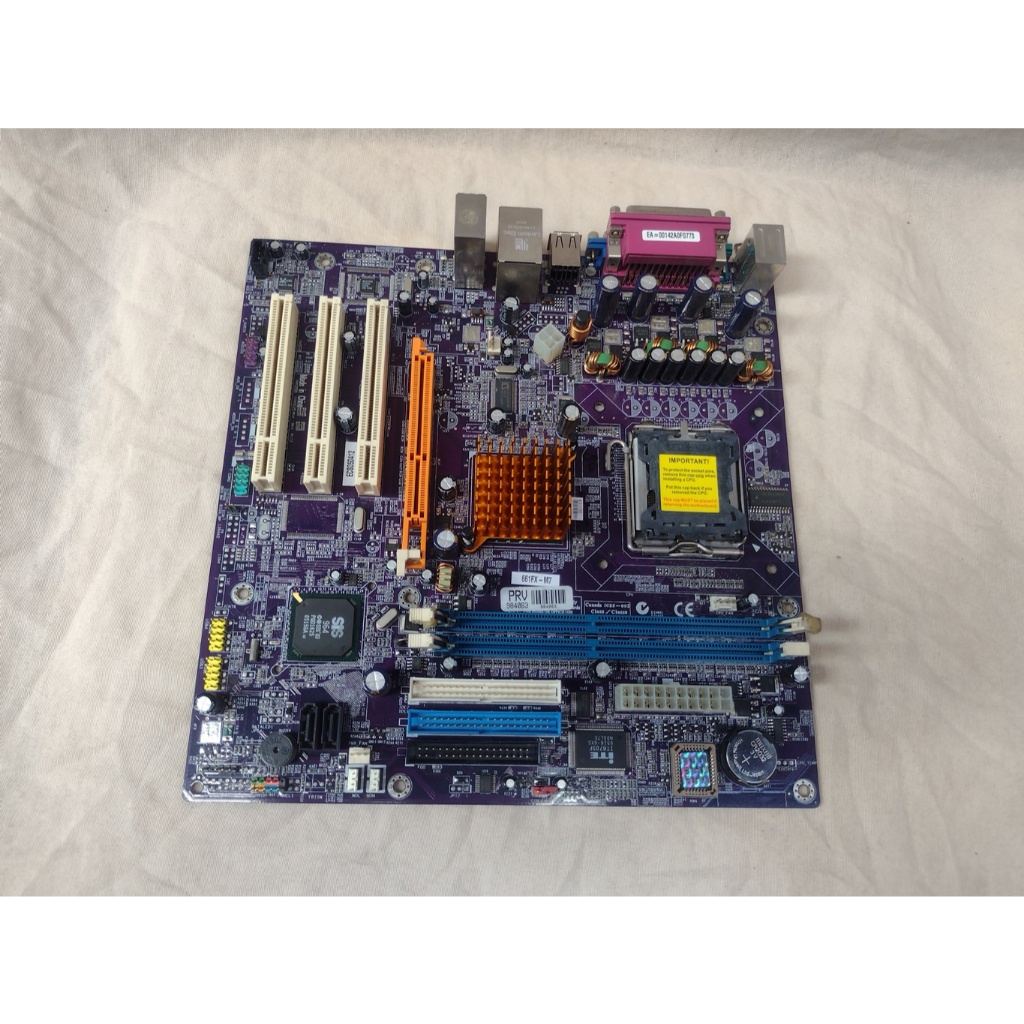 Placa Mãe 661fx-m7 Com Defeito Sucata - Leia Descrição