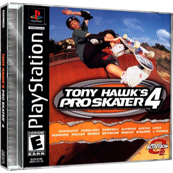 Jogo Ps1 Tony Hawk's Pro Skater 4