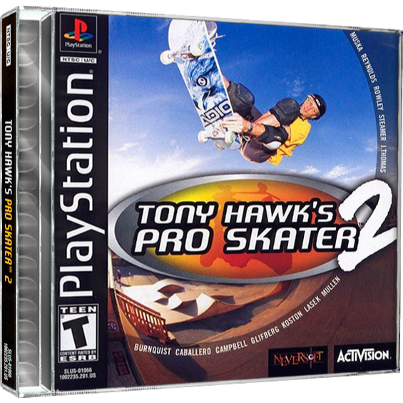 Jogo Ps1 Tony Hawk's Pro Skater 2